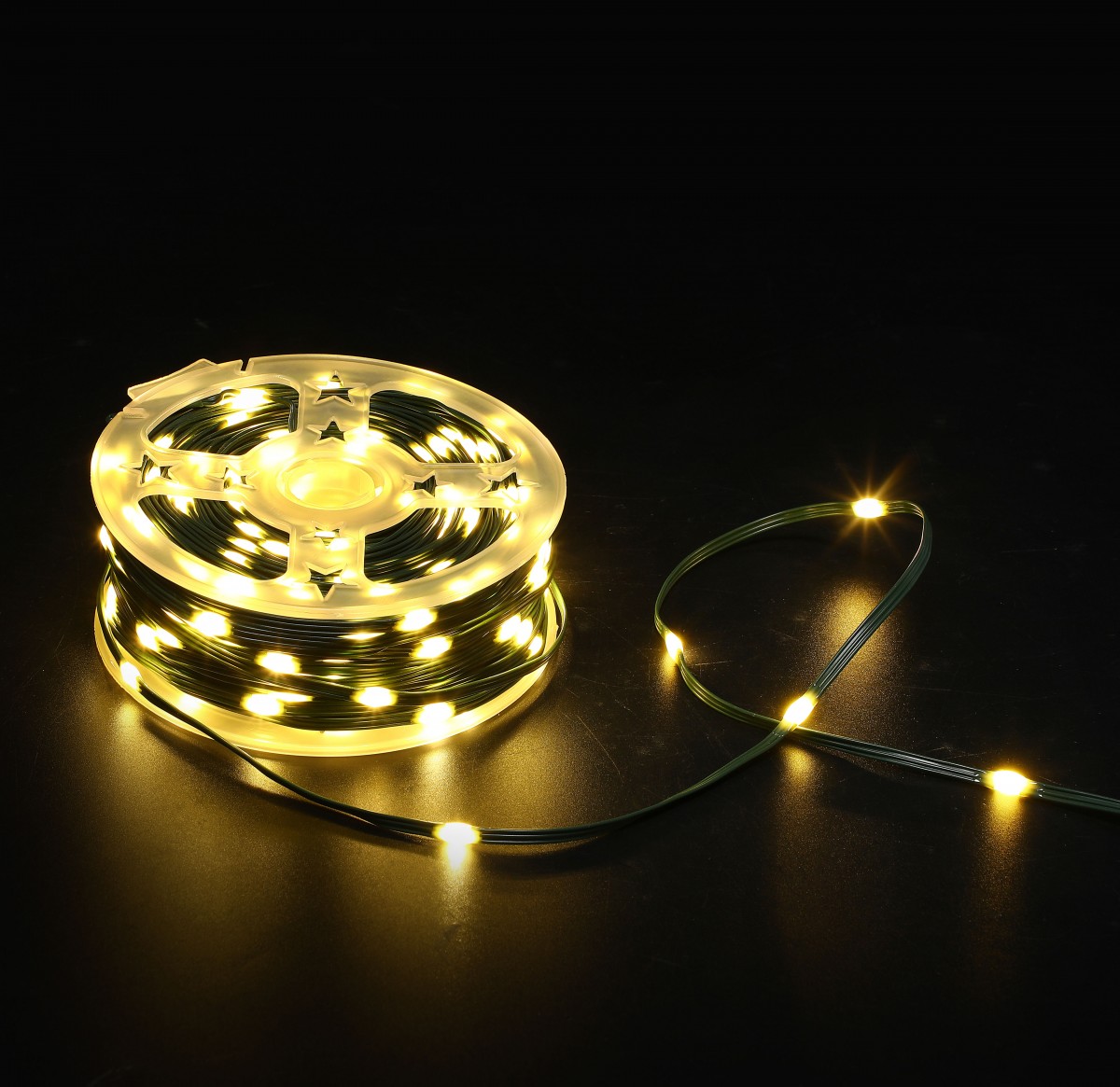 Электрогирлянда линейная светодиодная (LED) 500 ламп 50 м (QC6032) — фото 1
