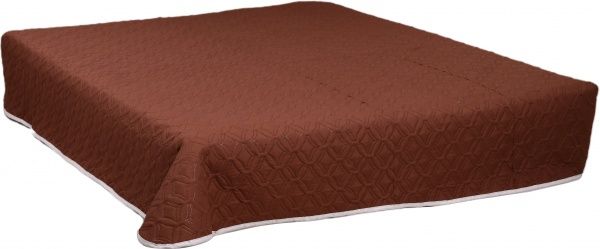 Покрывало Ultrasound 215x240 см UP! (Underprice) шоколадный/айвори 