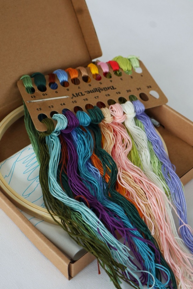 Набор для вышивания гладью Гербарий покоя