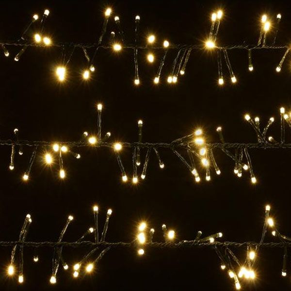 Гирлянда-фейерверк LED 384  лампы 4 м белая