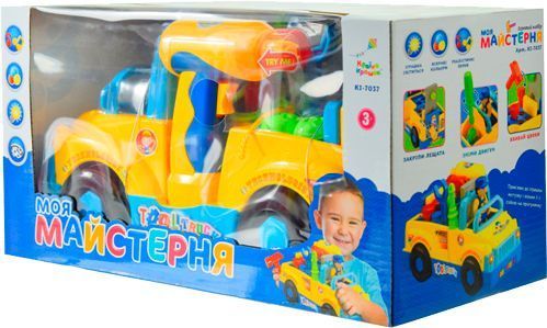 Машинка Shantou музична Моя майстерня 18 предметів KI-7037