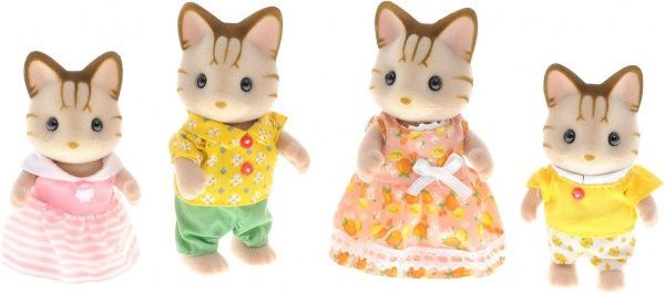 Набор Sylvanian Families СемьяполосатыхКотов 