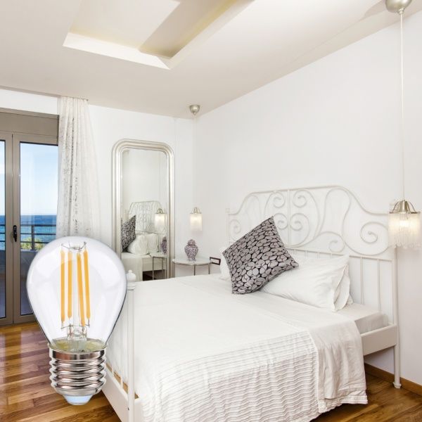 Лампа светодиодная FIL Deco G45 4,5 Вт E27 4000 К 220 В прозрачная LB-657 