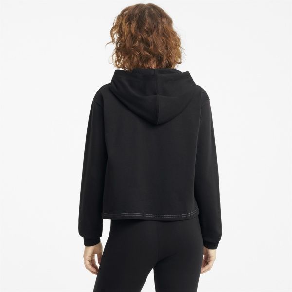 Джемпер Puma Amplified Cropped Hoodie 58590901 р. S чорний