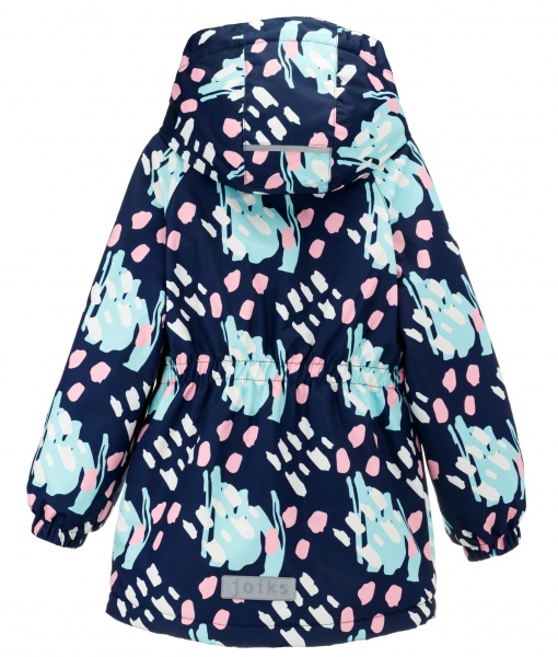 Куртка детская для девочки JOIKS р.140 темно-синий EW-10 