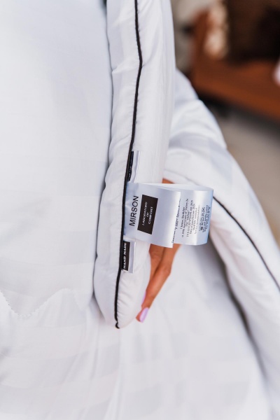 Ковдра бавовняна №1422 Royal Pearl Hand Made зима (2200001537149) 155x215 см MirSon