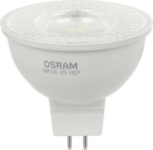 Лампа світлодіодна Osram 3,4 Вт MR16 прозора GU5.3 220 В 3000 К 4052899981164 