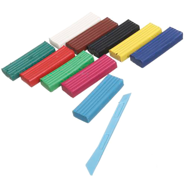 Пластилін ЛАМА 10 кольорів 200 г 331010/L