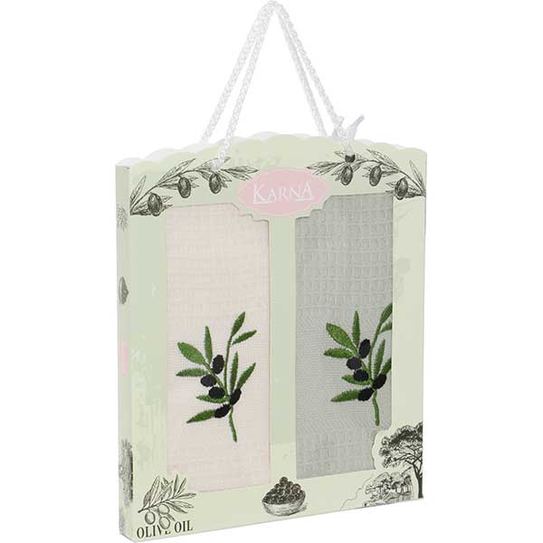 Набір серветок Karna Jolly Oliva 2 шт
