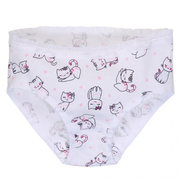 Трусы для девочек Татошка р.116 белый с рисунком 1105268кшб 