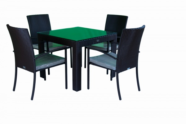 Комплект меблів TERICO Єгипет на 4 персони коричневий 