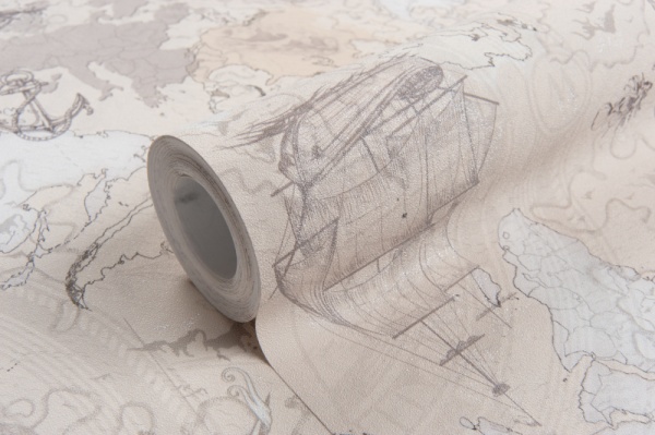 Шпалери вінілові гарячого тиснення Vinil Одісея декор ЭШТ 4-1539 1,06x10,05 м 