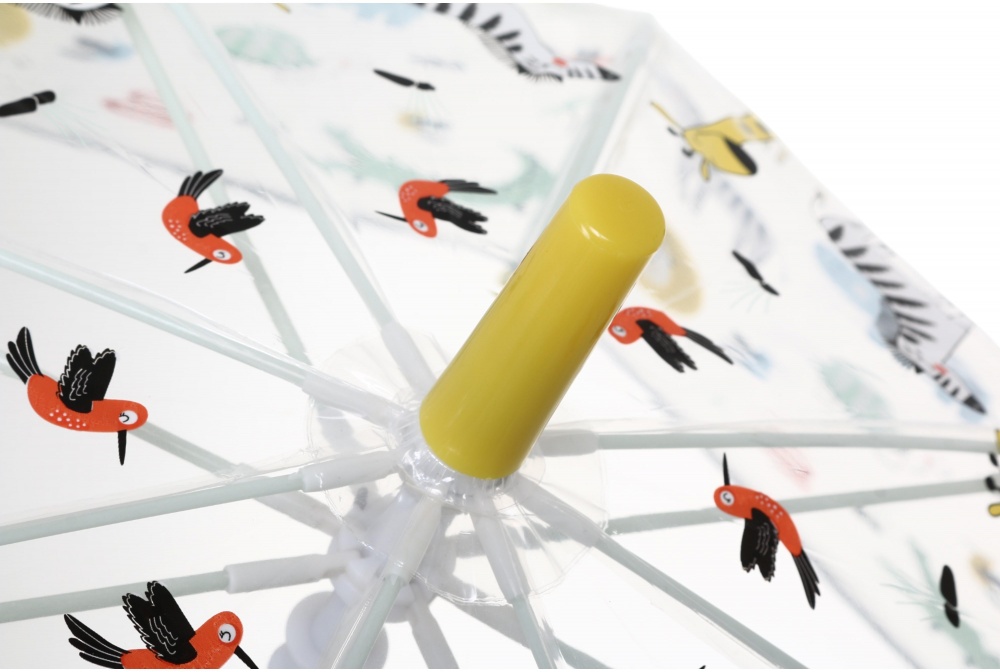 Зонт Susino Зоопарк напівавтомат купол 48 см спиць 8, прозорий 23174