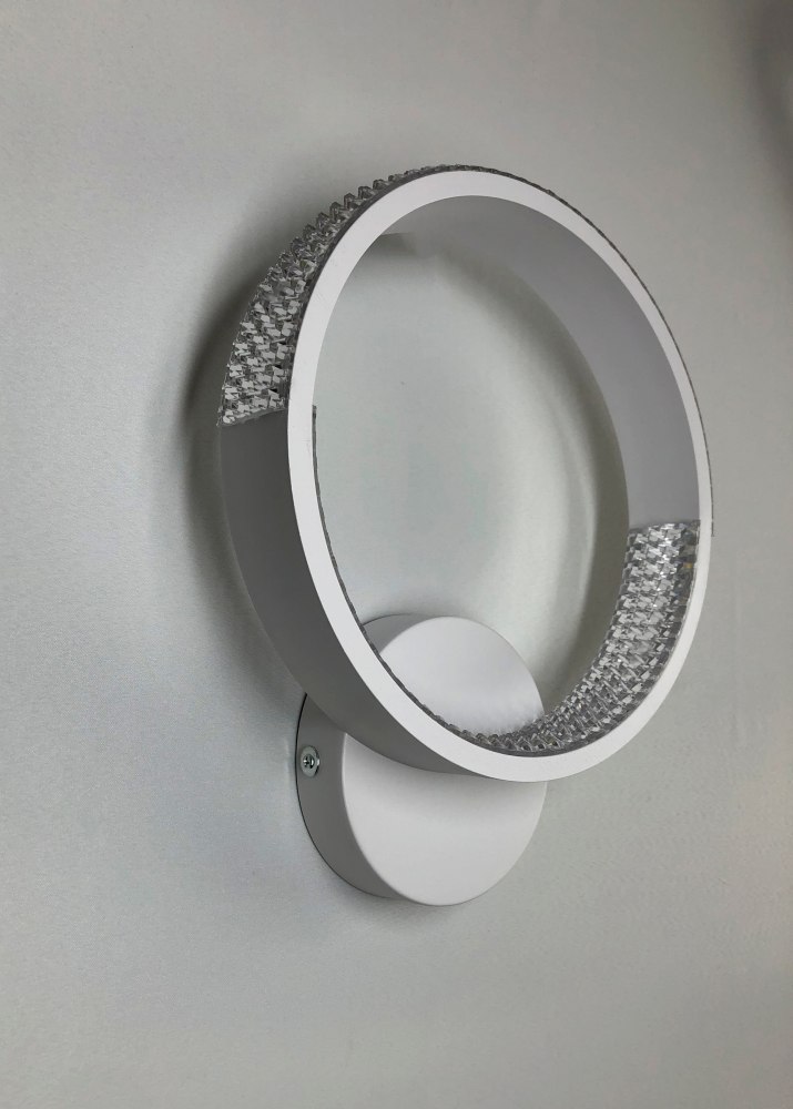 Бра Luminaria 1x17 Вт без цоколя белый AKRILIKA ROUND 17W 1R WHITE