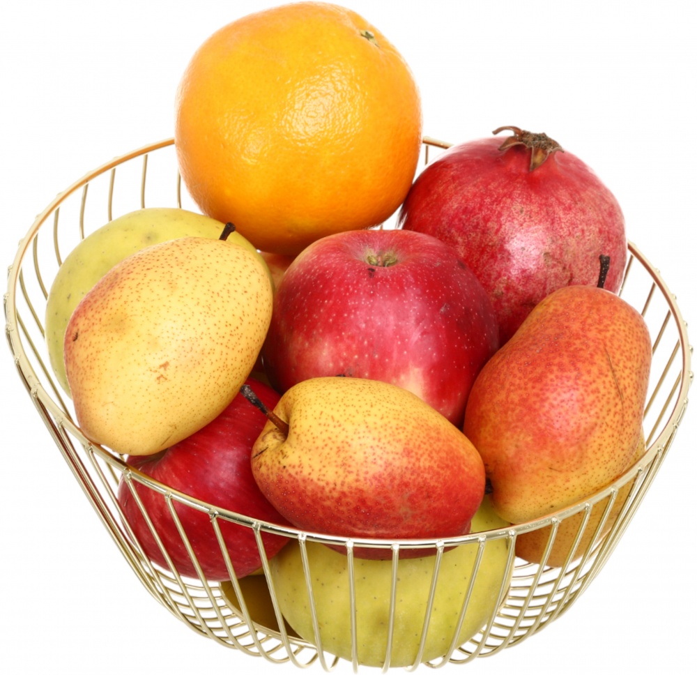 Корзинка для фруктов Flamberg Premium Aurum 25x14,5 см золотой