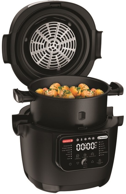 Мультиварка-мультипіч Tefal 2в1 MULTICOOK ACTIFRY MY741CF1