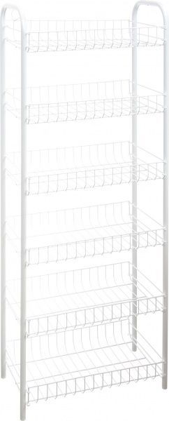 Этажерка 6 секционная белая MONACO6 1040x410x230 мм белый 