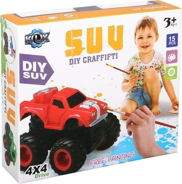 Игровой набор Shantou Автомобиль с красками 15 деталей F107187