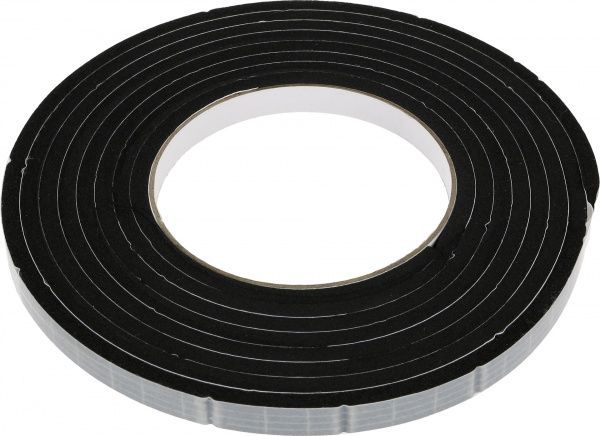 Стрічка каучукова самоклеючий гумовий 5x10 мм 3 м темно-сірий 