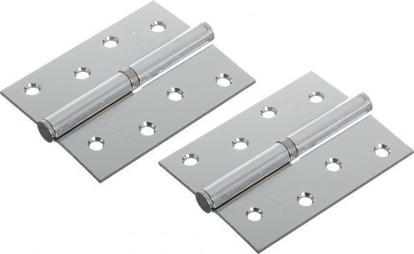 Петля дверная CP 100100x80x5 мм хром левая 2 шт