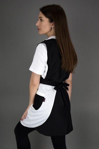 Фартух-сукня Lux-Form р. універсальний чорно-білий
