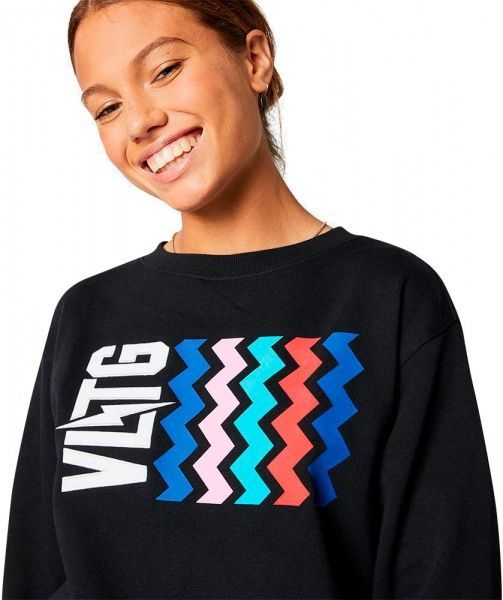 Свитшот Converse Voltage Crew 10018394-001 р. M черный