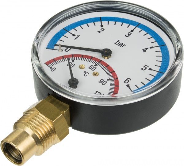 Термоманометр Cewal Д80 1/2