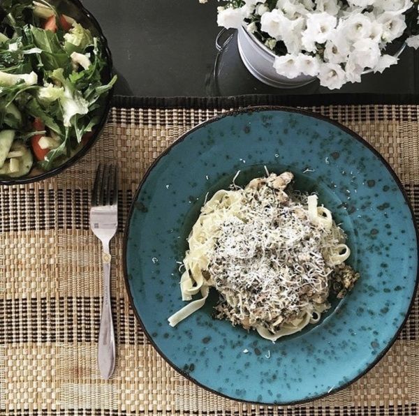 Тарілка 23 см 2023Л Лазурова Manna Ceramics