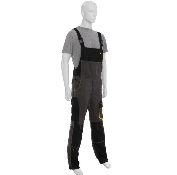 Полукомбинезон рабочий Delta Plus D-Mach р. L DMSALGJGT серый с желтым