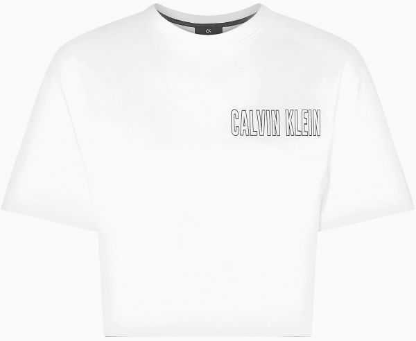 Футболка Calvin Klein Performance CROPPED SHORT SLEEVE T-SHIRT 00GWS0K165-100 M білий