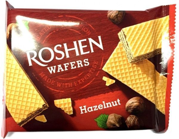 Вафли Roshen Wafers орех 22 шт (4823077621659) 72 г 