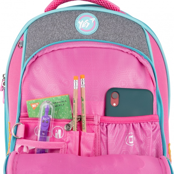 Рюкзак каркасний YES Fashion S-89 Unicorn сірий