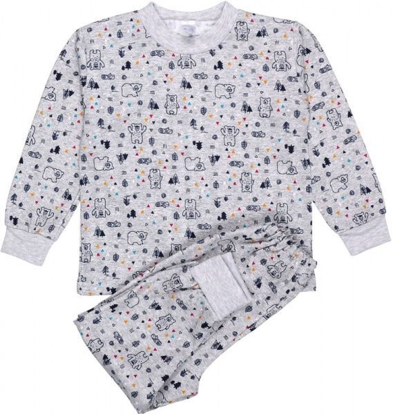 Пижама детская Татошка р.134 серый 1202мед 