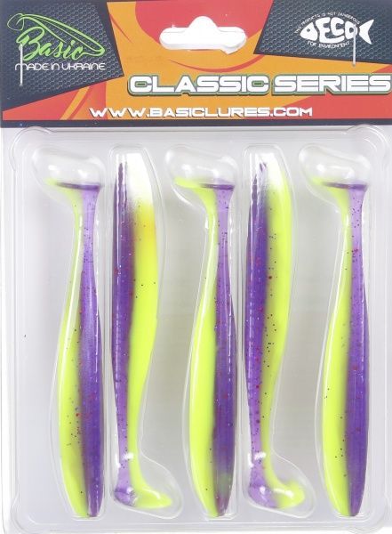 Приманка рыболовная Basic Lures White Bait 4,0 100 мм 5 шт. 973 силиконовая
