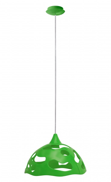 Підвіс 1304 1x60 Вт E27 салатово-зелений 160703 