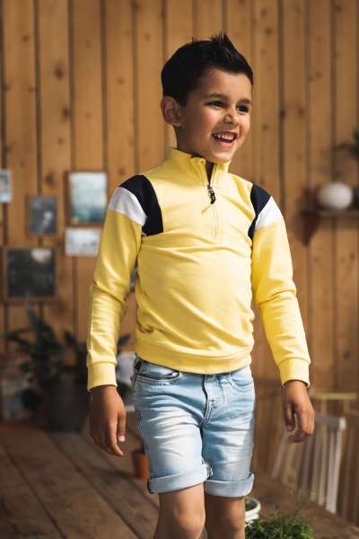 Реглан для хлопчика р.128 жовтий V42857-37 