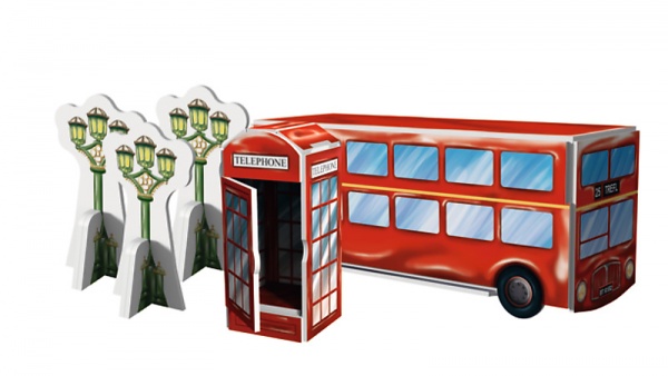 Конструктор Trefl Brick Trick путешествия. Бег Бен Лондон 61552