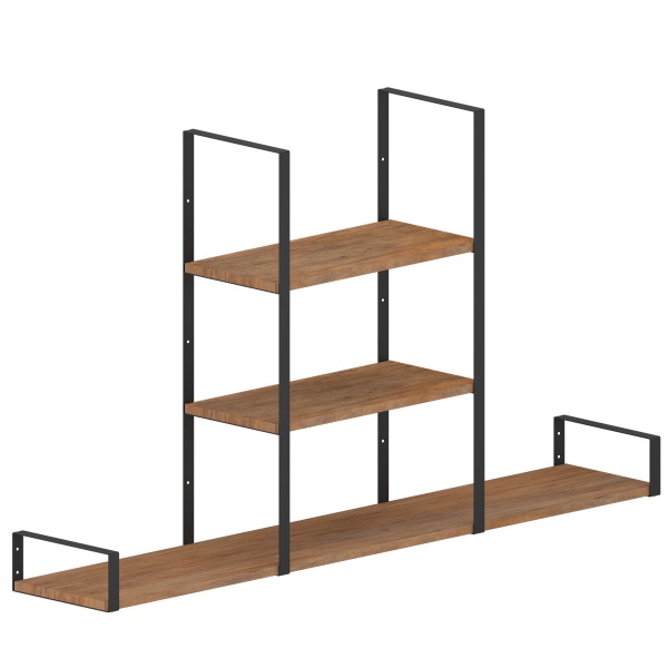 Кронштейн для полок Valore Прямоугольник тройной Loft SB-TR-21