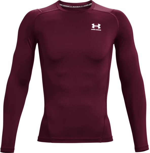 Футболка Under Armour UA HG ARMOUR COMP LS 1361524-609 р.M червоний