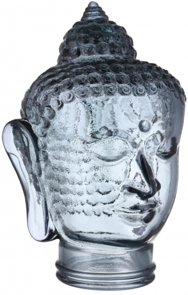 Статуэтка Cabeza de Buda 30 см светло-серая San Miguel