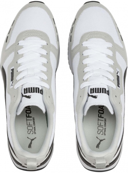 Кроссовки Puma PUMA R78 PUMA WHITE-GRAY VIOLET-PUMA BLA 37311702 р.38 белый