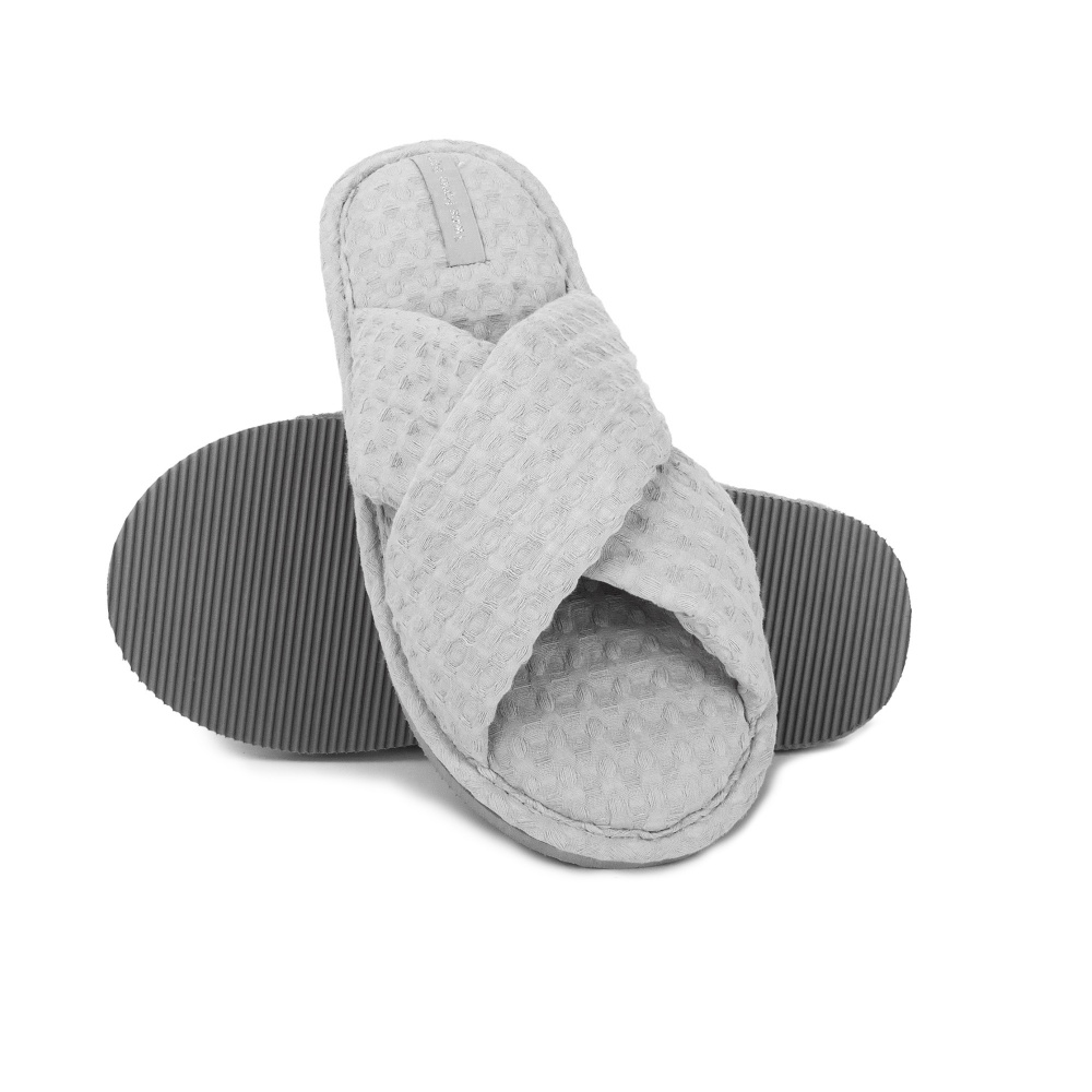 Тапки домашние Twins HS-VL Waffle 13961 р.36/37 серый