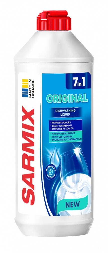 Гель для ручного мытья посуды SARMIX Original 0,5л