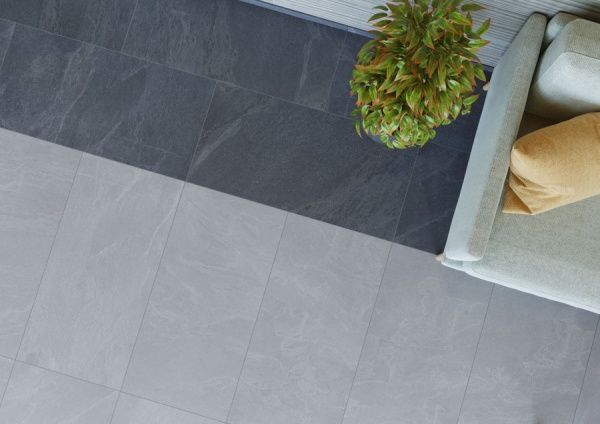 Плитка Zeus Ceramica Slate Black ZBXST9R 45x90 