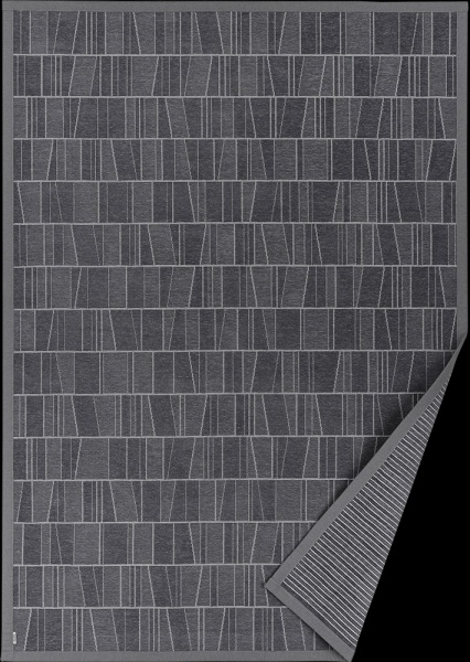 Килим Narma KURSI grey 160x230 см двосторонній 
