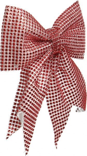 Набор новогоднего декора Бант праздничный 2 шт. 12x14 см красный