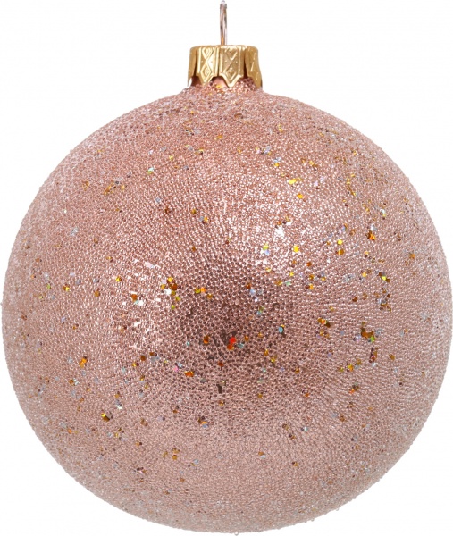 Ялинкова іграшка у формі кулі 10 см в в асортименті 