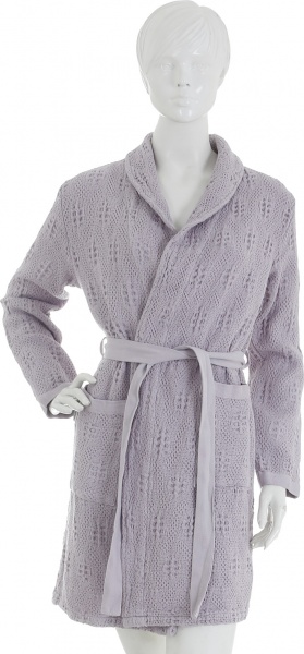 Халат La Nuit Moss Stone Wash р. M сиреневый 