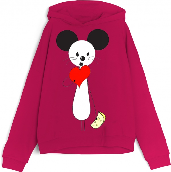 Худи для девочки KOSTA р.134 25 розовый 1981-7 