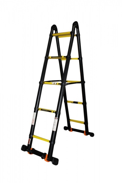 Драбина-трансформер GTM 2x5сх 0,9-4,2 м анодований алюміній KME3042B 